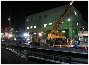 江東区有明一丁目5番地先から同区有明二丁目2番地先間 配水管（700㎜～200㎜）新設及び 移設工事